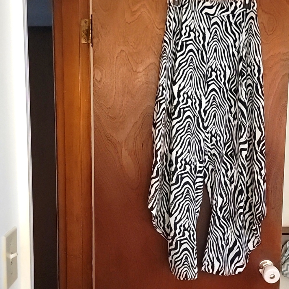 Dressed in LaLa Zebra Print Balloon Pants